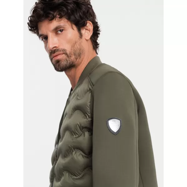  Sacou OMBRE OM-JALP-0141 VERDE MĂSLIN ÎNCHIS 