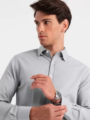 Cămaşă OMBRE OM-SHCS-0175 GRI