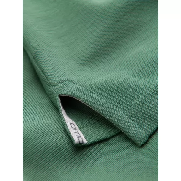  Mens t -thirt cu guler OMBRE OM-POBS-0100 VERDE 