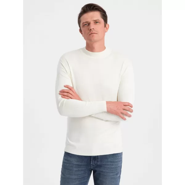  Pulover pentru bărbați OMBRE OM-SWTN-0100 CREMĂ 
