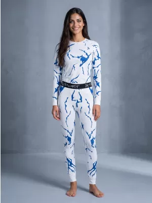 Premium funcțional de pantaloni termi funcționali pentru femei ALTISPORT VOJ/ALW052TER02 ALB