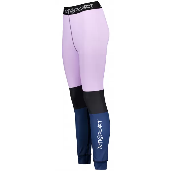  Premium funcțional de pantaloni termi funcționali pentru femei ALTISPORT VOJ/ALW051TER02 VIOLET/ALBASTRU 