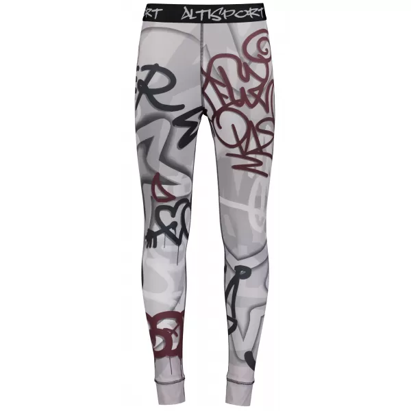  Premium funcțional pentru pantaloni termo funcționali pentru bărbați ALTISPORT VOJ/ALM054TER02 GRI ÎNCHIS 