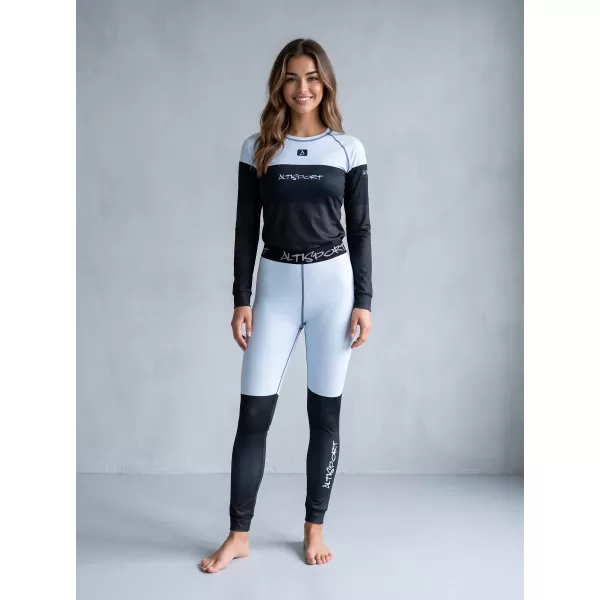  Premium funcțional de pantaloni termi funcționali pentru femei ALTISPORT VOJ/ALW051TER02 ALBASTRU CERESC 