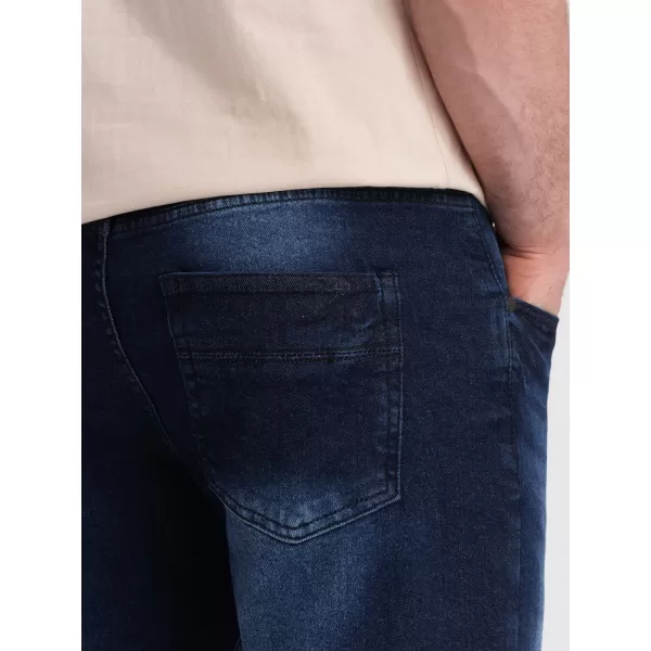  Pantaloni scurţi OMBRE OM-SRDS-0145 ALBASTRU ÎNCHIS 