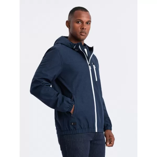  Sacou OMBRE OM-JANP-0136 ALBASTRU MARIN 