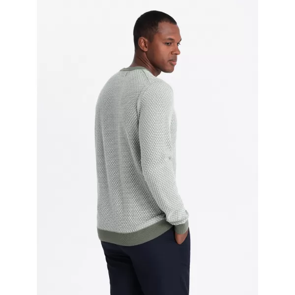  Pulover pentru bărbați OMBRE OM-SWSW-0111 VERDE 