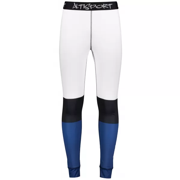  Premium funcțional pentru pantaloni termo funcționali pentru bărbați ALTISPORT VOJ/ALM051TER02 ALB -BLUE 
