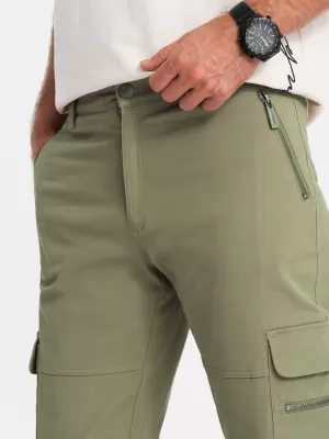 Pantaloni OMBRE OM-PACG-0204 MĂSLIN