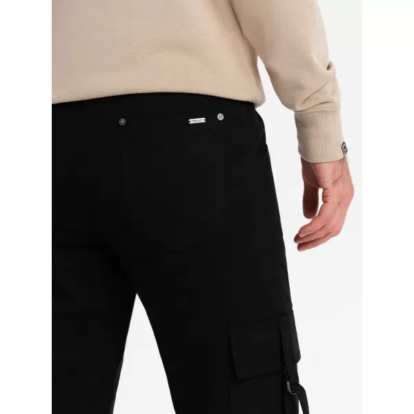  Pantaloni OMBRE OM-PACG-0197 NEGRU 