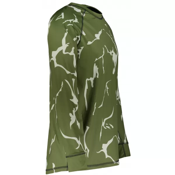  Tricou funcțional pentru bărbați cu mânecă lungă premium ALTISPORT VOJ/ALM052TER01 KAKI 
