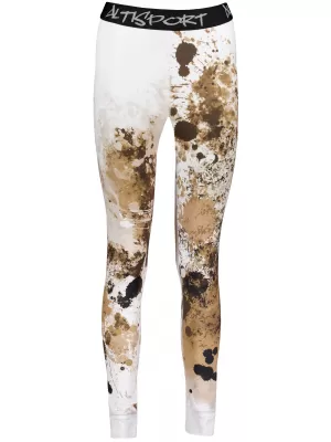 Premium funcțional de pantaloni termi funcționali pentru femei ALTISPORT VOJ/ALW055TER02 ALB -BROWN