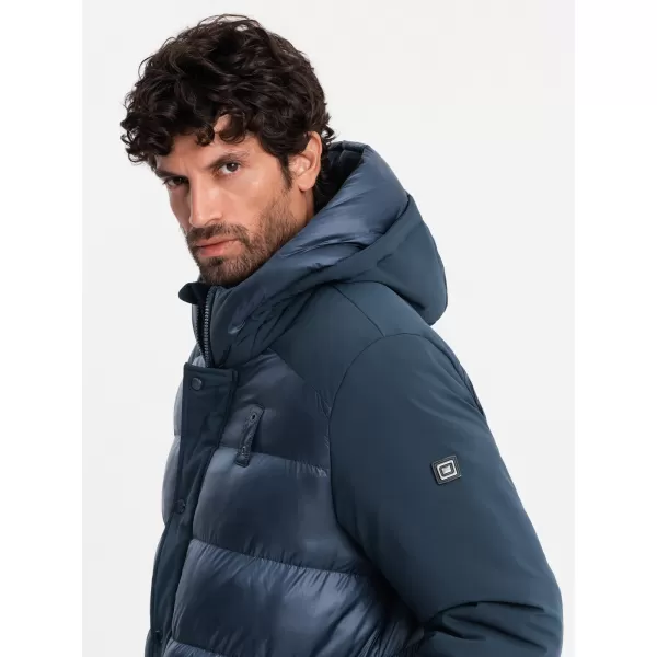  Sacou OMBRE OM-JALJ-0165 ALBASTRU MARIN 