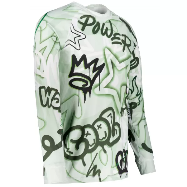  Tricou funcțional pentru bărbați cu mânecă lungă premium ALTISPORT VOJ/ALM054TER01 VERDE 