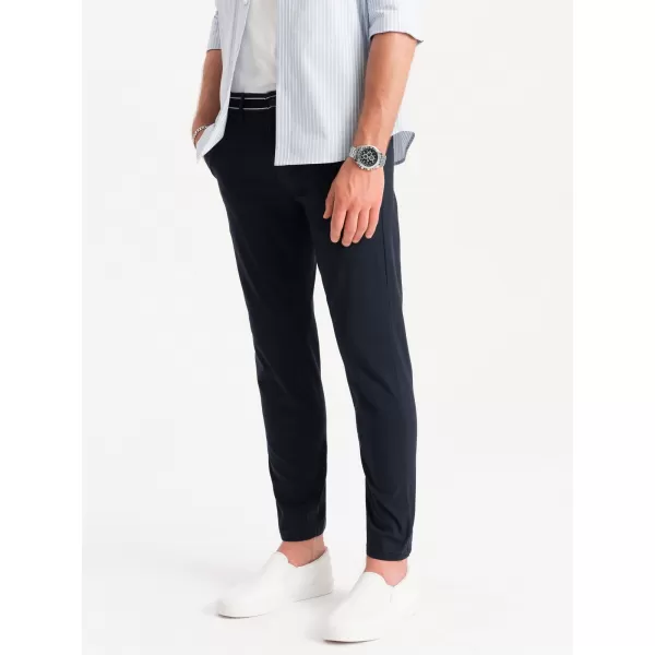  Pantaloni OMBRE OM-PACP-0118 ALBASTRU MARIN 