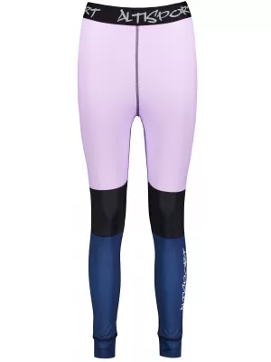 Premium funcțional de pantaloni termi funcționali pentru femei ALTISPORT VOJ/ALW051TER02 VIOLET/ALBASTRU