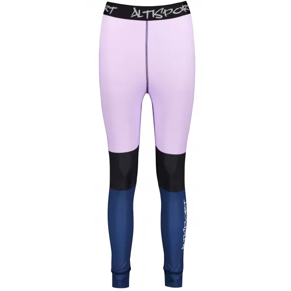  Premium funcțional de pantaloni termi funcționali pentru femei ALTISPORT VOJ/ALW051TER02 VIOLET/ALBASTRU 