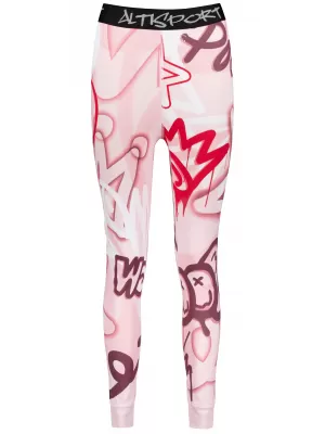Premium funcțional de pantaloni termi funcționali pentru femei ALTISPORT VOJ/ALW054TER02 ROZ