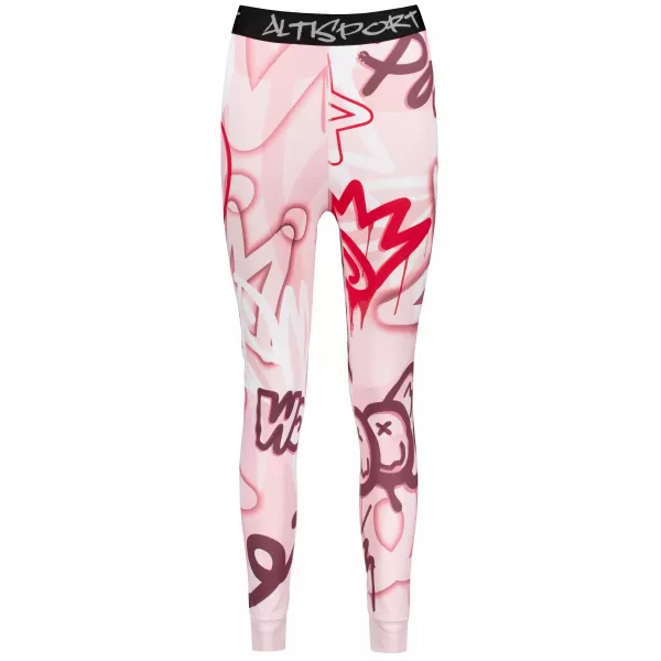  Premium funcțional de pantaloni termi funcționali pentru femei ALTISPORT VOJ/ALW054TER02 ROZ 