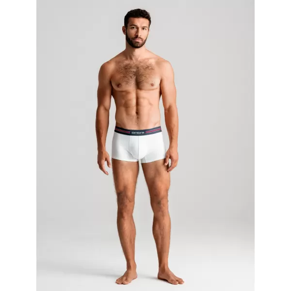  Pantaloni scurţi OMBRE OM-UNBO-0109 3 PACK MIX ALB 