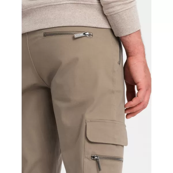  Pantaloni OMBRE OM-PACG-0204 KAKI 
