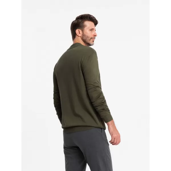  Pulover pentru bărbați OMBRE OM-SWTN-0100 KAKI 