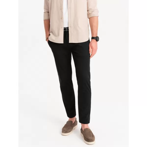  Pantaloni OMBRE OM-PACP-0118 NEGRU 