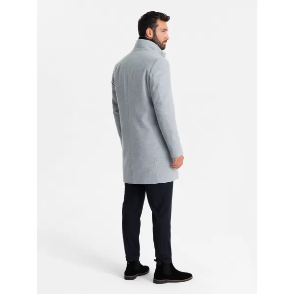  Haina masculină OMBRE OM-COWC-0120 MELANGE GRI 