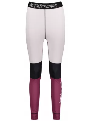 Premium funcțional de pantaloni termi funcționali pentru femei ALTISPORT VOJ/ALW051TER02 BURGUNDIA
