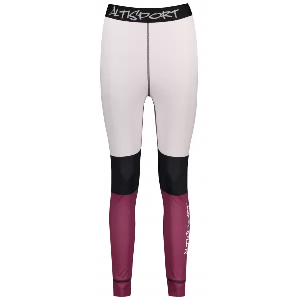  Premium funcțional de pantaloni termi funcționali pentru femei ALTISPORT VOJ/ALW051TER02 BURGUNDIA 
