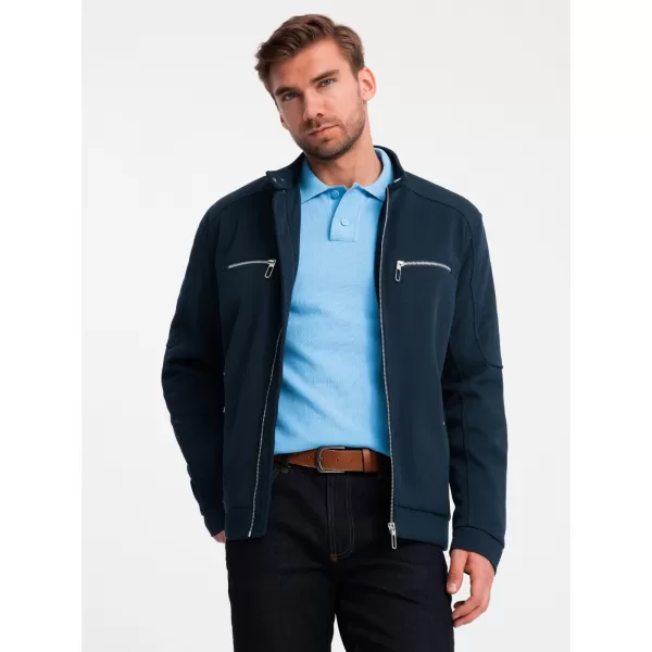  Sacou OMBRE OM-JALP-0157 ALBASTRU MARIN 
