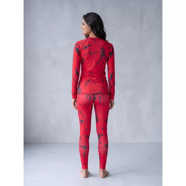  Tricou funcțional pentru femei cu mâneci lungi premium ALTISPORT VOJ/ALW052TER01 ROŞU 