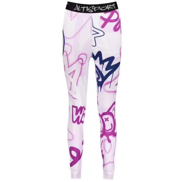  Premium funcțional de pantaloni termi funcționali pentru femei ALTISPORT VOJ/ALW054TER02 VIOLET 