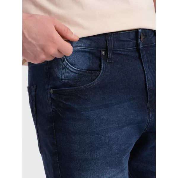  Pantaloni scurţi OMBRE OM-SRDS-0145 ALBASTRU ÎNCHIS 