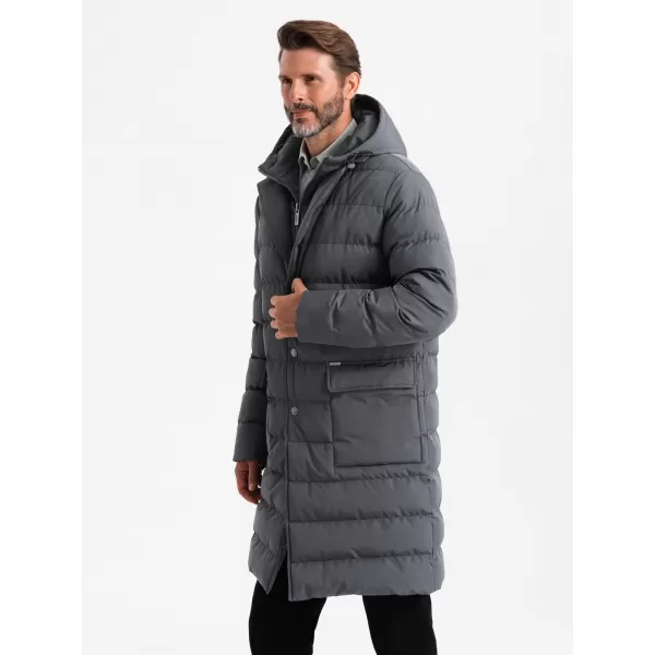  Haina masculină OMBRE OM-JALJ-0177 GRAFIT 