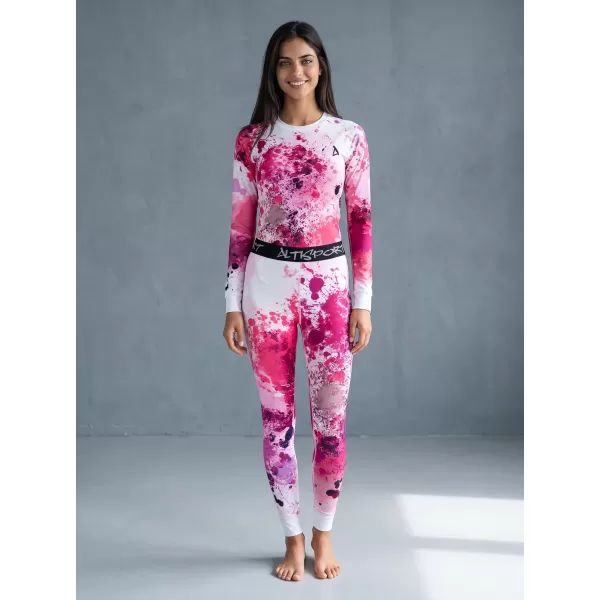  Premium funcțional de pantaloni termi funcționali pentru femei ALTISPORT VOJ/ALW055TER02 ROZ 