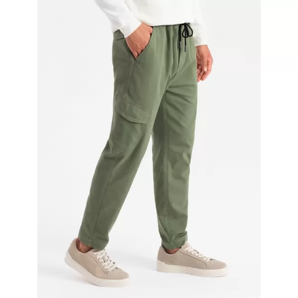  Pantaloni OMBRE OM-PAJO-0199 MĂSLIN 
