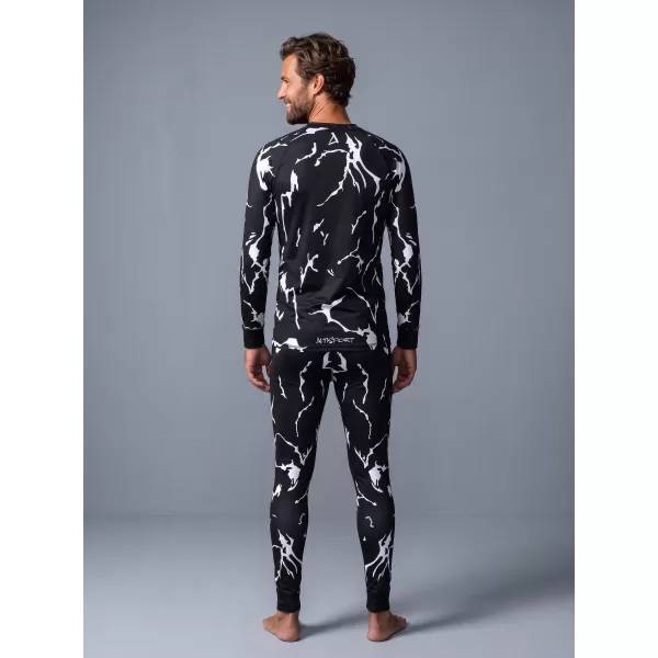  Tricou funcțional pentru bărbați cu mânecă lungă premium ALTISPORT VOJ/ALM052TER01 NEGRU 