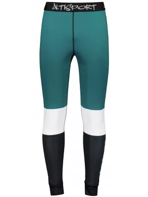 Premium funcțional pentru pantaloni termo funcționali pentru bărbați ALTISPORT VOJ/ALM051TER02 KEROSEN/NEGRU
