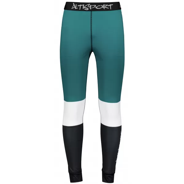  Premium funcțional pentru pantaloni termo funcționali pentru bărbați ALTISPORT VOJ/ALM051TER02 KEROSEN/NEGRU 