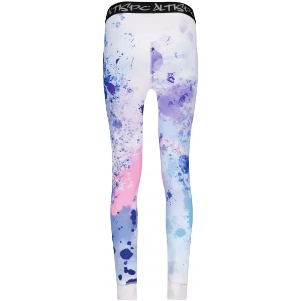  Premium funcțional de pantaloni termi funcționali pentru femei ALTISPORT VOJ/ALW055TER02 PURPURIU-ALBASTRU 