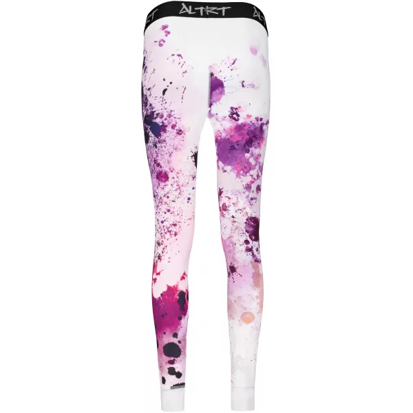  Premium funcțional de pantaloni termi funcționali pentru femei ALTISPORT VOJ/ALW055TER02 PURPURIU-PORTOCALIU 