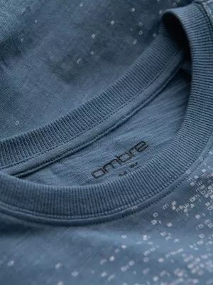 Cămaşă OMBRE OM-TSFP-0179 DENIM ALBASTRU