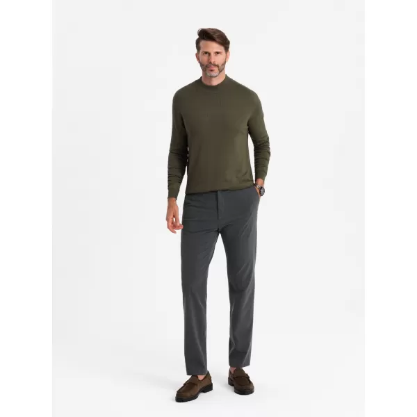 Pulover pentru bărbați OMBRE OM-SWTN-0100 KAKI 