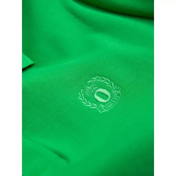  Mens t -thirt cu guler OMBRE OM-POBS-0100 NEON VERDE 