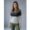 Tricou funcțional pentru femei cu mâneci lungi premium ALTISPORT VOJ/ALW051TER01 KAKI