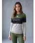 Tricou funcțional pentru femei cu mâneci lungi premium ALTISPORT VOJ/ALW051TER01 KAKI