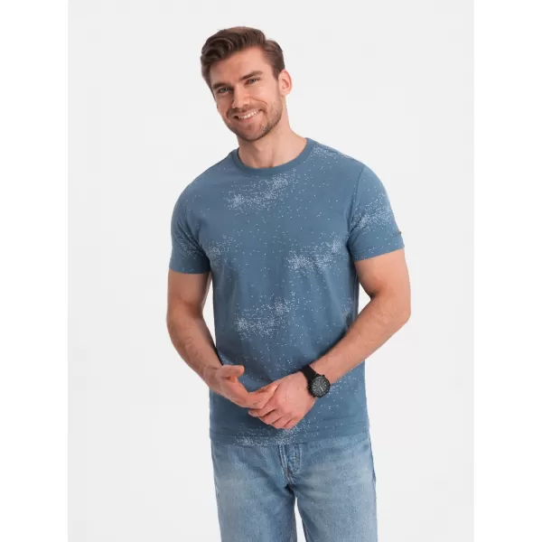  Cămaşă OMBRE OM-TSFP-0179 DENIM ALBASTRU 