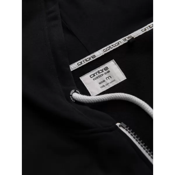  Panoul pentru bărbați OMBRE OM-SSBZ-0178 NEGRU 