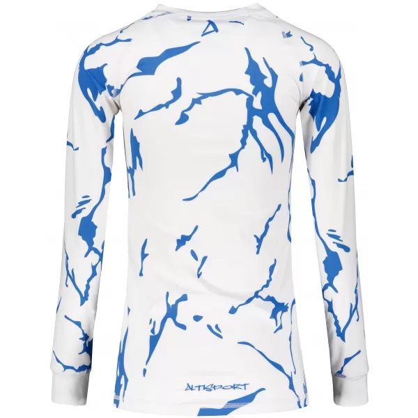  Tricou funcțional pentru femei cu mâneci lungi premium ALTISPORT VOJ/ALW052TER01 ALB 